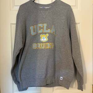 UCLA Bruins Joe Bruin Crewneck Sweatshirt Russell Athletic Gray Vintage Y2K